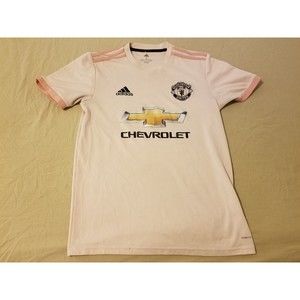 Womens adidas Macnhester United Shirt S Small Pink Athletic